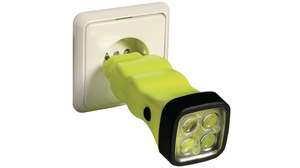 ATEX-Taschenlampe, LED, Wiederaufladbar, 50m, IP65, Gelb / Schwarz