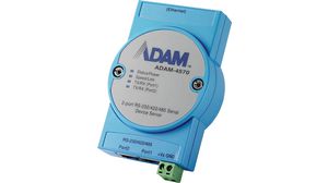 Bramka danych Ethernet, 100 Mbps, Serial Ports - 2, RS232 / RS422 / RS485