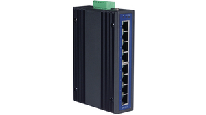 Industrial Ethernet switch, RJ45-Anschlüsse 8, 100Mbps, Unmanaged