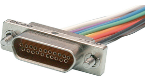 DE-9 Micro-D female connector, 3A