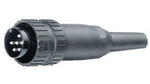 Cable connector, C091B 6-pin, Plug, 6 Contacts, 7A, 300V, IP40