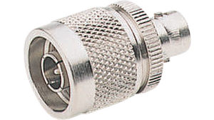 HF-Adapter, Gerade, BNC-Buchse - N-Stecker, 50Ohm