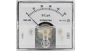 Analogue Panel Meter DC: 0 ... 50 uA 39 x 39mm