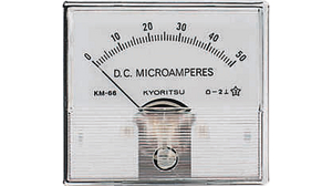 Analogový panelový měřicí přístroj DC: -100 ... 100 uA 56x56mm