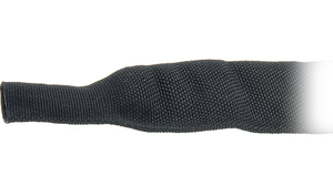 Braided cable sleeving 12 ... 25mm Polyethylene Black