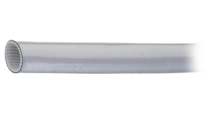 Glass silk tubing, 6mm, Silver, Glass Fibre, Silicone