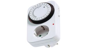Timer for Wall Outlet 15min 16 A 230VAC 24h DE Type F (CEE 7/4) Plug