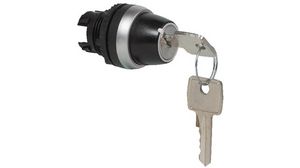 Schlüsselschalter 1 Öffner 600 VAC / 600 VDC 2-Pos 45° Rastend