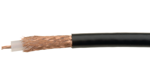 RG Coaxial Cable RG-213 PVC 10.3mm 50Ohm Bare Copper Black 500m