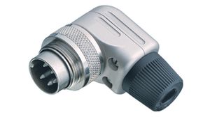 Mini Connector Plug 8 Contacts, 5A, 60V, IP40