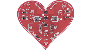 Kit cuore lampeggiante SMD