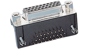 High Density D-Sub Connector, Socket, DA-26, Radial Leads