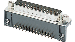 Zásuvka D-Sub, Zásuvka, DE-9, Kolíky PCB