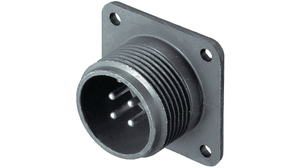 Appliance plug, 4-pin, MIL-DTL-5015, Receptacle / Plug, 14S-2, 13A