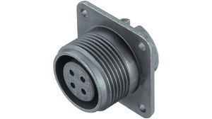 Appliance socket 4-pin, MIL-DTL-5015, Receptacle / Socket, 14S-2, 13A