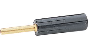 Cable Connector, Black, 1 Poles