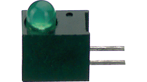 Nyomtatott áramköri LED 3 mm Zöld