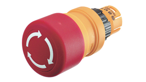 Emergency-stop Switch Actuator Latching Function Button Red / Yellow IP65 61 Series Emergency Stop Pushbutton Switches