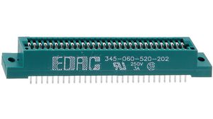 Card Edge Connector, Socket, Straight, Contacts - 32, Rows - 2
