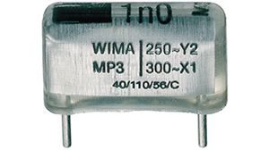 Y-kondensator, 2.2nF, 250VAC, 20%