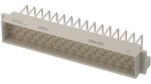 Multipole plug, E 48-p DIN 41612