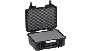 Case, Watertight with Removable Lid, 13.1l, 304x360x194mm, Black