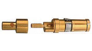 Coaxial Contact, Straight, Socket, Wire Mount, 50Ohm