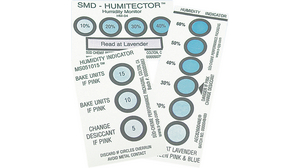 ESD Humidity Indicator Card, 5 / 10 / 60% RH, Box = 125 pieces