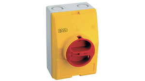Emergency Stop Switch 25 A 690VAC Wall Mount