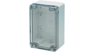 Plastic Enclosure ABS 65x160x80mm Light Grey / Transparent IP66 / IP67