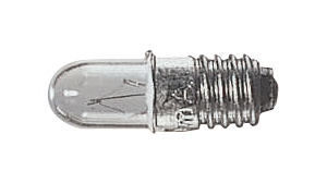 Incandescent Bulb, 1.2W, E5/8, 12V