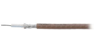 Coaxial Cable RG-316/U FEP 2.5mm 50Ohm Copper-Plated, Silver-Plated Steel Brown 100m