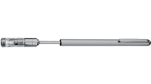 Teleskooppinen kynälamppu ja magneettinostin, LED, 3x LR41, Hopea