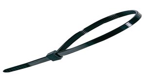 T80-R-HS-BK Cable Tie 100 x 2.5mm, Polyamide 6.6 HS, 80N, Black, Pack of 100 pieces