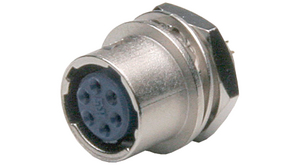 Device Bushing Socket 6 Contacts, 2A, 140VDC, IP67
