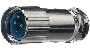 Connecteur cylindrique, M23, Fiche, Droit, Pôles - 8, A sertir, Montage sur câble
