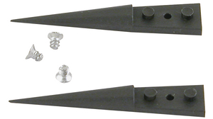 Spare Tweezer Tips, 1 Pair Carbon Fibre Straight / Strong / Pointed