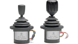Inductive Joystick 9000 Conical Axes Black Stranded Wires, 150 mm