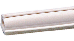 Cable Duct, 10 x 10.5mm, 1m, PVC, White