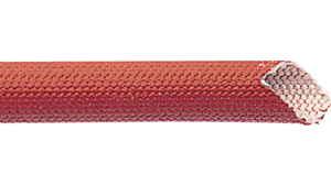 Insulating Sleeve, 8mm, Red Brown, Glass Fibre, Silicone