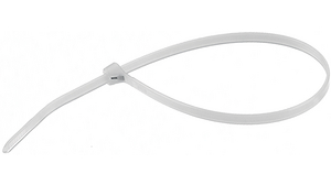 Collier de câble TY-Rap 186 x 4.8mm, Polyamide 6.6, 222N, Blanc
