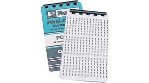 Cable Markers, 1-45 PCMB 34.9 mm Pack of 10 pieces
