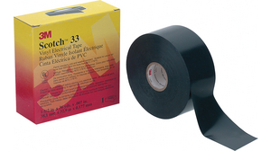 Isolatietape 19mm x 20m Zwart