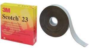 Selvfikserende tape 19mm x 9m Sort