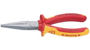 VDE Long-Jaw Pliers, without Cutter, Chrome-Vanadium Steel, 160mm