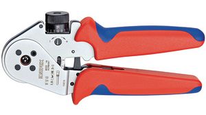 Four-mandrel Pressing Pliers for Turned Contacts, 0.08 ... 2.5mm², 180mm