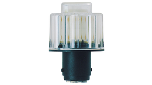 LED-lampe 24V 45mA BA15d Hvit