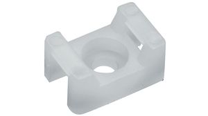 Cable Tie Mount 9mm White Polyamide 6.6 Pack of 100 pieces