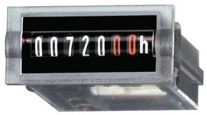 Provozní hodinový čítač Analogový, 7 číslic, 13 x 30mm