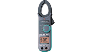 Current Clamp Meter, TRMS, 60MOhm, 10kHz, LCD, 600A